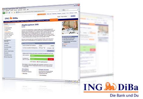 ING-DiBa: Finanzplanung vor dem Hintergrund der Abgeltungssteuer